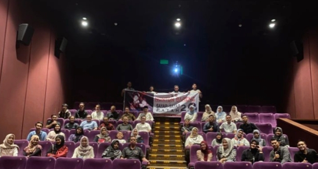 Bidhumas Polda Sumsel Dan Insan Pers Nobar Guna Tangkal Ancaman Radikalisme Serta Terorisme