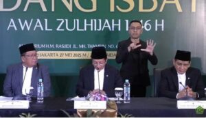 Pemerintah Resmi Menetapkan Hasil Sidang Isbat Idul Adha 2025 Jatuh pada 6 Juni