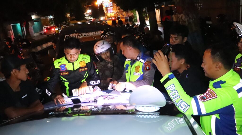 Polres Ponorogo Gencarkan Razia Malam untuk Ciptakan Kondisi Aman