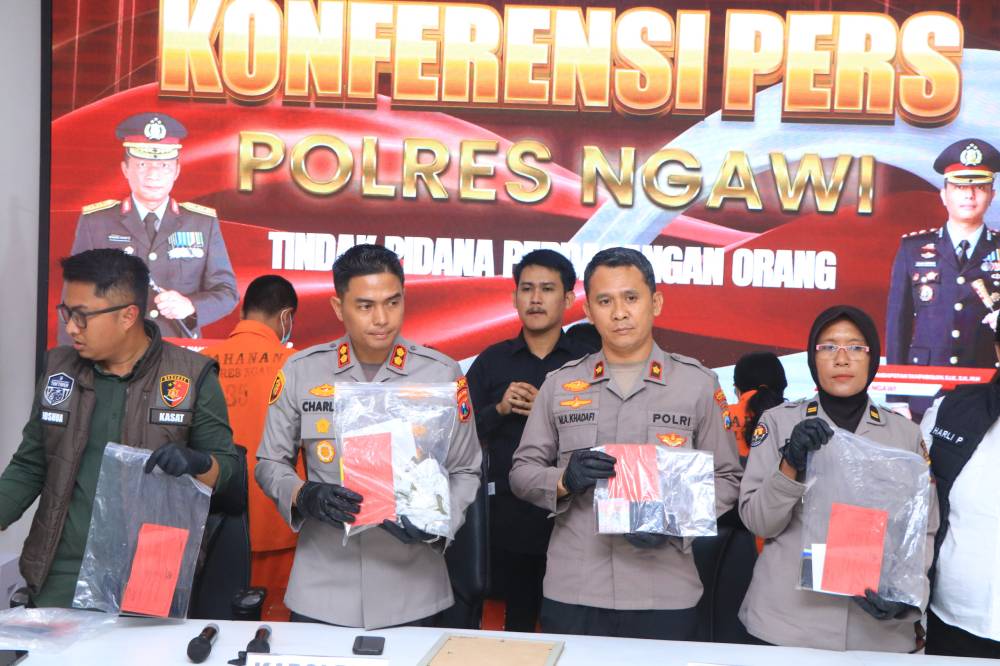Polres Ngawi Berhasil Bongkar Kasus TPPO Bermodus Adopsi