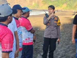 Libur Panjang Idul Adha, Polres Jember Tingkatkan Pengamanan di Wisata Pantai