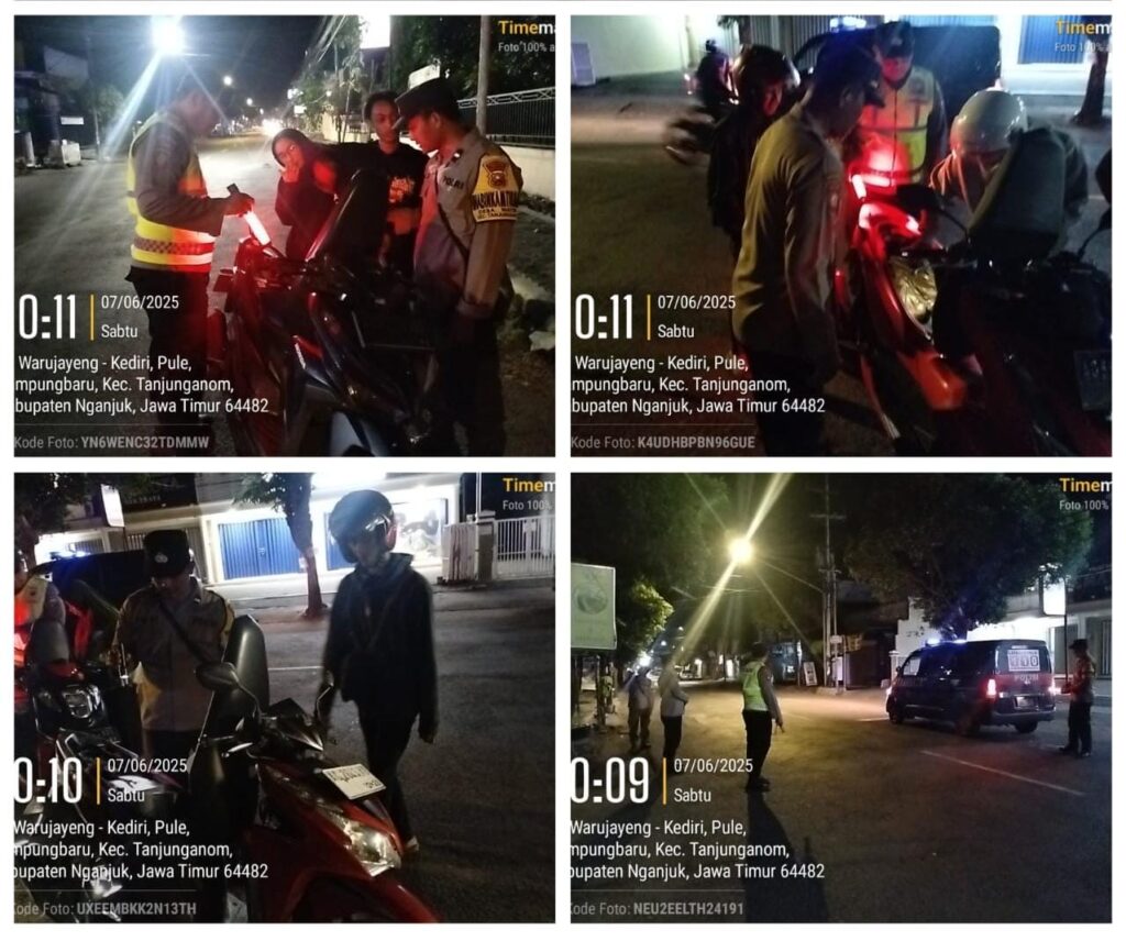 Polres Nganjuk Gencarkan Patroli SREG Saat Libur Idul Adha