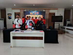 Pelaku Pengeroyokan di Wiyung, Berhasil Ditangkap Polrestabes Surabaya