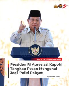 Presiden Prabowo Apresiasi kinerja Kapolri