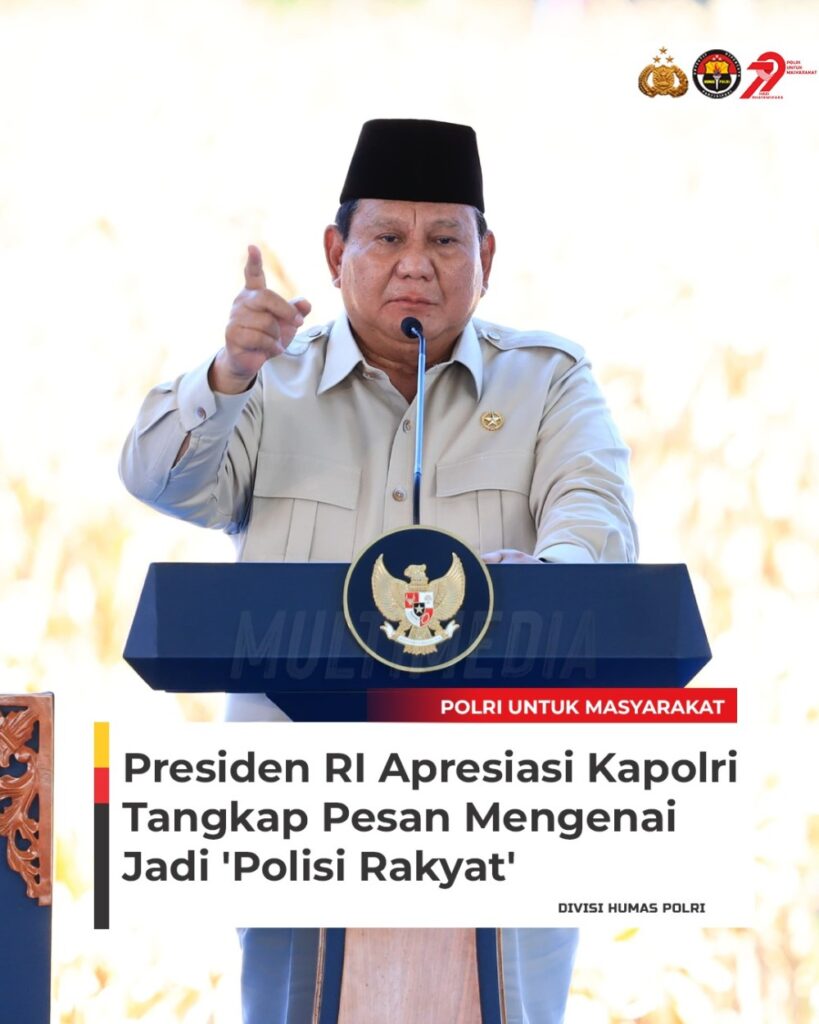 Presiden Prabowo Apresiasi kinerja Kapolri