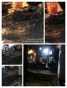 Sindikat Pencuri Kabel Tembaga Telkom Sasar Proyek Box Culvert di Surabaya