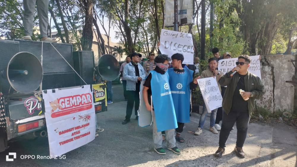 Shopee SPX Rungkut Dikecam Mahasiswa dan Pemuda: GEMPAR JATIM Desak Penutupan Gudang