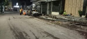 Dugaan Pencuri Kabel Primer Tembaga Telkom Beraksi di Proyek Box Culvert Wonokusumo Surabaya