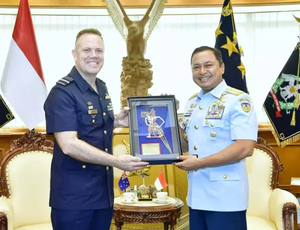 Kasau Terima Kunjungan Kehormatan Chief of Air Force Royal Australian Air Force