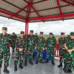 Kaskoopsudnas Tinjau Manuver Lapangan Latgabma Super Garuda Shield 2025 di Dabo Singkep