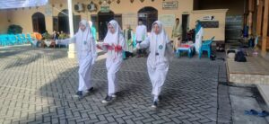 MWC NU Semampir Gelar Upacara HSN 2025, Siswa SMP KHM Nur Jadi Petugas Upacara