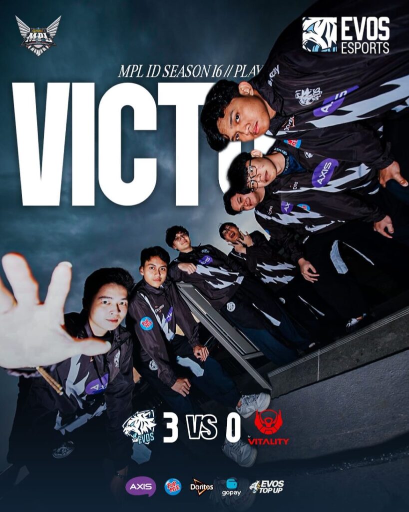 Evos ID Hancurkan BTR Mentality 3-0, Lolos ke Babak Selanjutnya MPL Indonesia