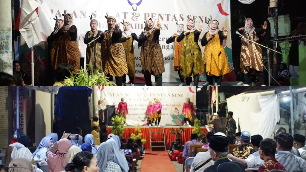 Pentas Seni Tanpa Lurah, Warga RW 07 Pegirian Tetap Meriah