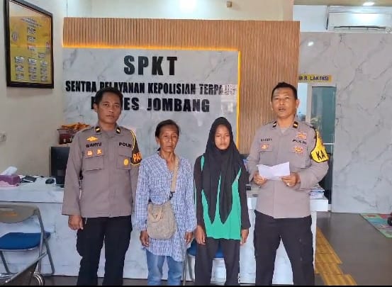 Ibu Korban Sampaikan Terimakasih Mendalam Kepada Polres Jombang Yang Berhasil Temukan Remaja Hilang