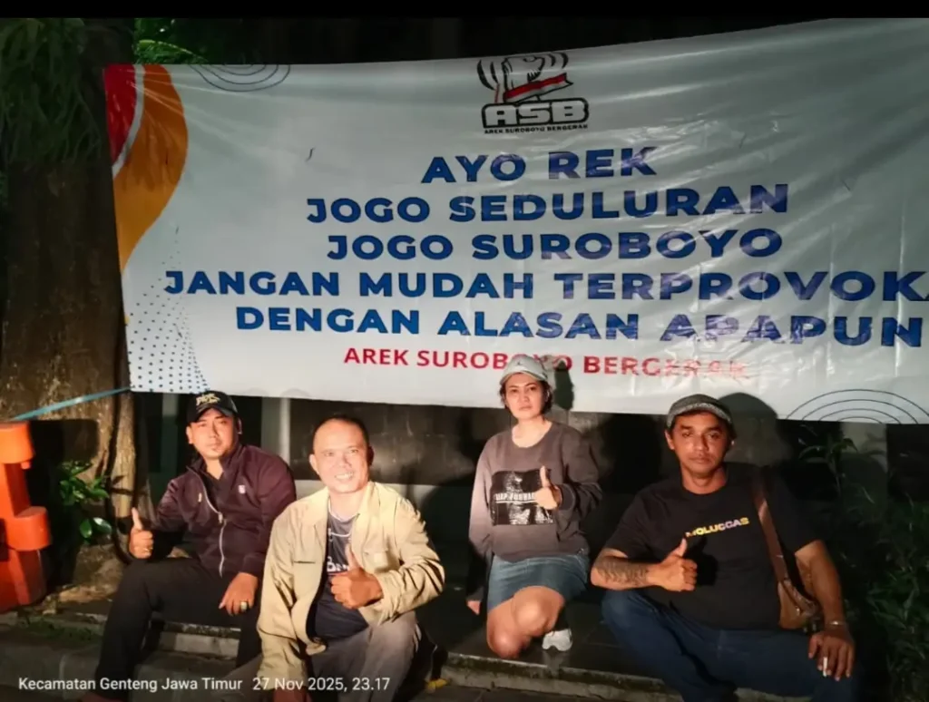 Ormas ASB Gelar Aksi Jogo Suroboyo Usai Tawuran di Kota Lama