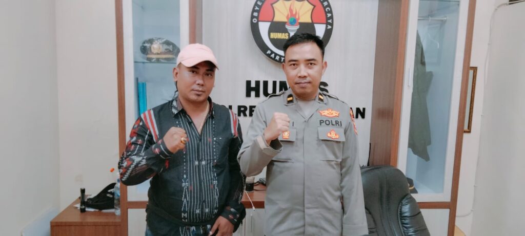 Korlip Informasi Publik Lakukan Kunjungan ke Kasi Humas Polres Bangkalan