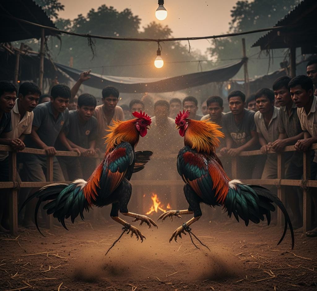 Perjudian Sabung Ayam di Kabuh Jombang Kembali Marak, Aparat Diminta Bertindak Tegas