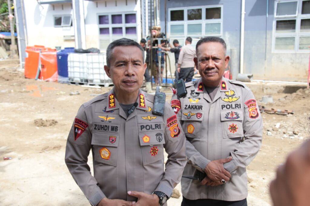 Polri Terus Kebut Pembangunan Sumur Bor di Berbagai Fasilitas Umum di Aceh Tamiang