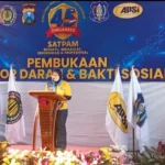 HUT Satpam KE-45 PT Mahawangsa Ganti Hadiah Dengan Bakti Sosial dan Donor Darah