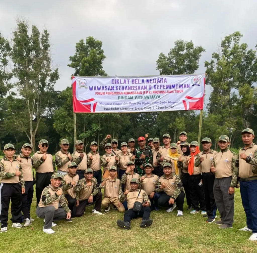 Diklat FPK Jatim Resmi Dibuka di Dodikjur Brawijaya, Fokus Tangkal Radikalisme dan Perkuat Kepemimpinan Kebangsaan