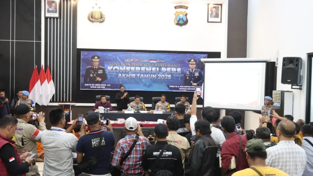 Polresta Banyuwangi Selesaikan 1.281 Perkara Sepanjang Tahun 2025