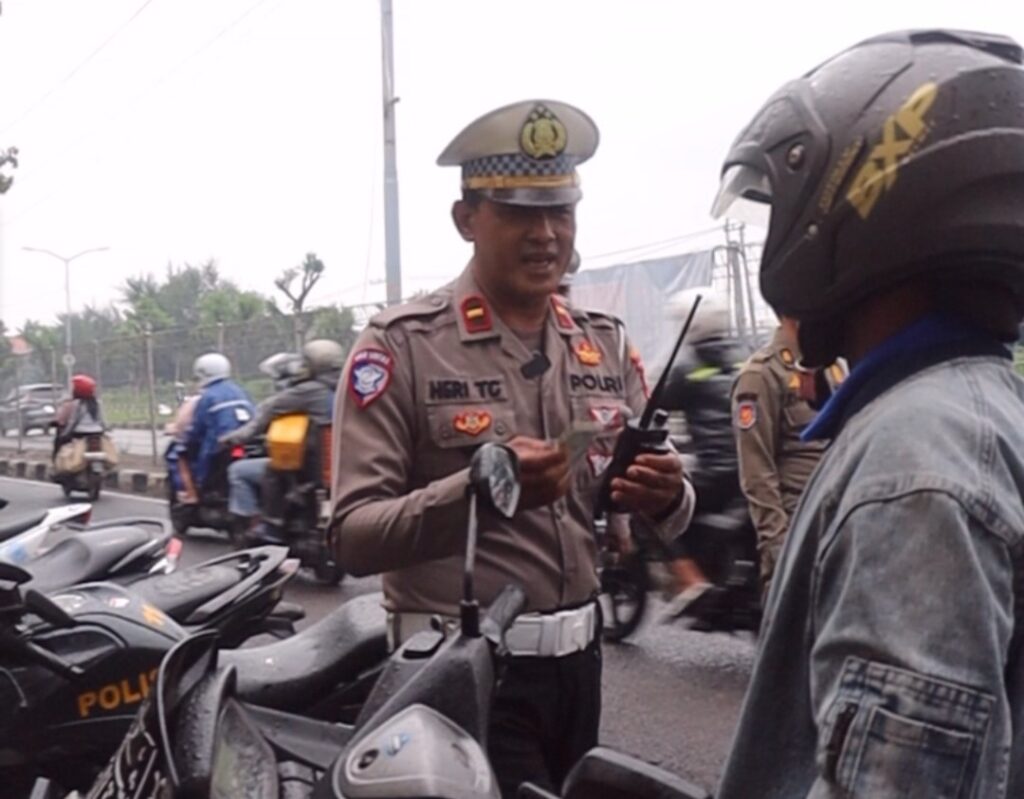 Polres Pelabuhan Tanjung Perak Gelar Razia Kendaraan Cegah Curanmor