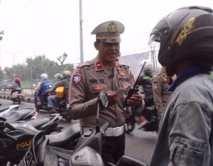 Polres Pelabuhan Tanjung Perak Gelar Razia Kendaraan Cegah Curanmor