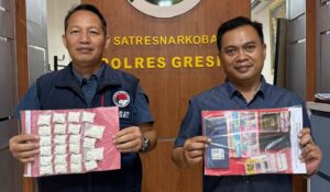 Satresnarkoba Polres Gresik Ringkus Pengedar 1.169 Pil Koplo