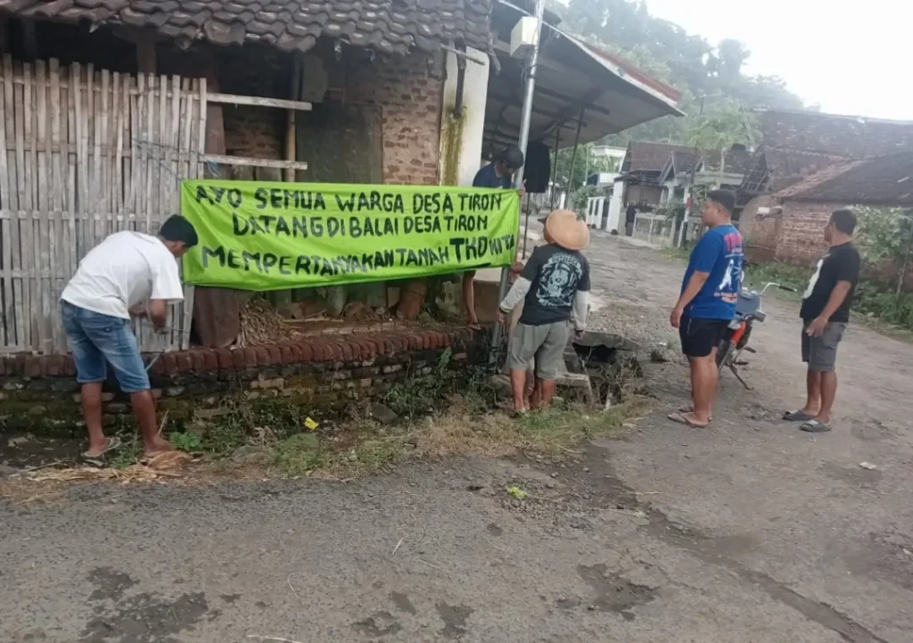 Warga Desa Tiron Siap Turun ke Jalan, Dugaan Penyalahgunaan Tanah Kas Desa Disorot Serius