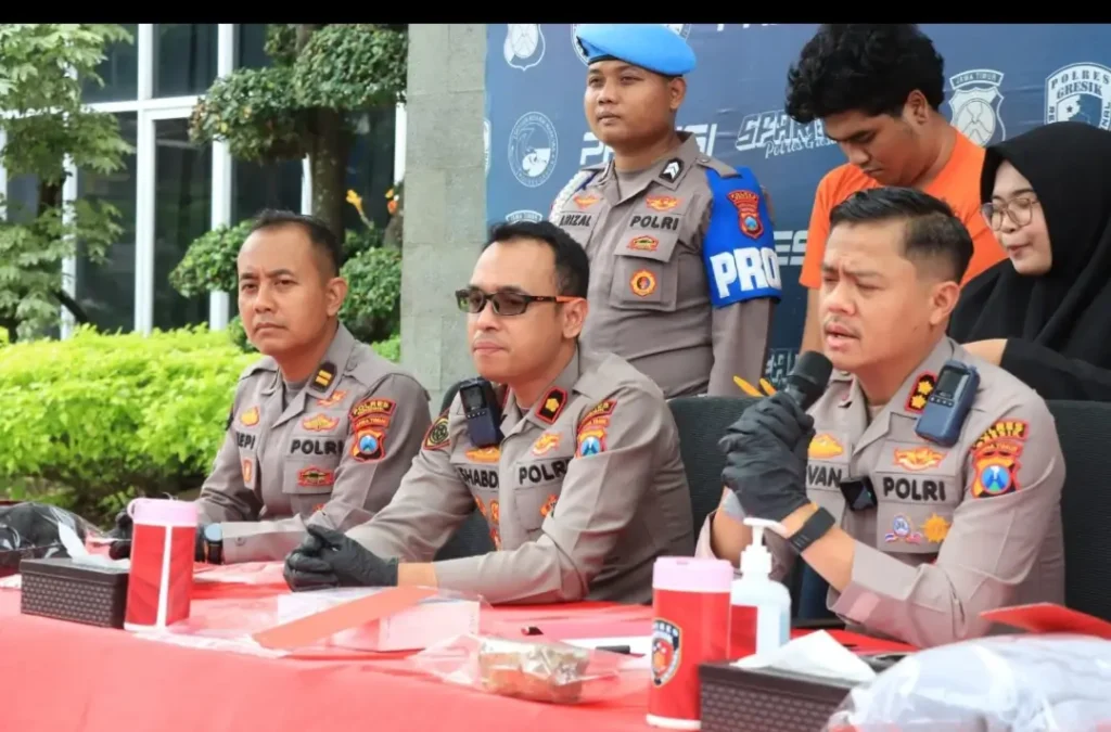 Polres Gresik Beri Tindakan Tegas Terukur Tiga Anggota Gangster