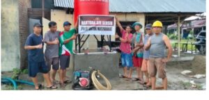 Polri Bangun Puluhan Sumur Bor, Warga Padang Pariaman Mulai Nikmati Air Bersih Pascabencana