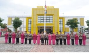 Kapolres Pamekasan Pimpin Langsung Sertijab 9 Pejabat Utama Polres Pamekasan