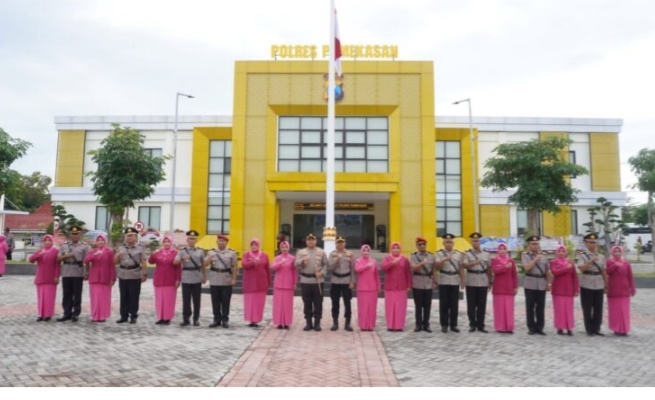Kapolres Pamekasan Pimpin Langsung Sertijab 9 Pejabat Utama Polres Pamekasan