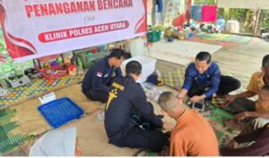 Polri Hadir Jaga Asa di Tengah Bencana, Ratusan Warga Aceh Terima Layanan Bakti Kesehatan Ops Aman Nusa II