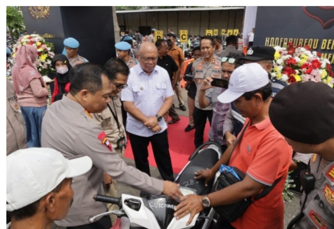 Polrestabes Surabaya Siap Kembalikan 1.050 Unit Hasil Ungkap Curanmor kepada Pemiliknya