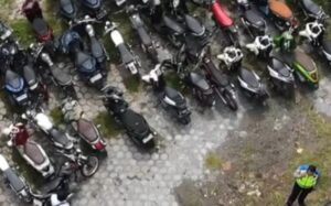 Polres Jember Amankan Sejumlah Ranmor Tak Sesuai Spektek Sering Balap Liar