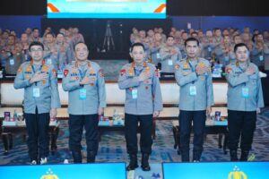 Rapim Polri, Kapolri Nyatakan Komitmen Kawal Penuh Agenda Presiden Prabowo