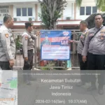 Cegah Kriminalitas, Polsek Bubutan Pasang Spanduk Kamtibmas di 10 Titik Rawan