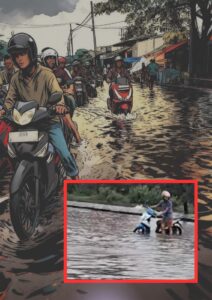 Viral! Jalan ke RPH Baru TOW Surabaya Tergenang 8 Km, Jagal Pegirian Tolak Dipindah