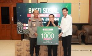 Yayasan Bakti Persatuan Gandeng Polda Jatim, 1.000 Sembako Siap Dibagikan ke Warga