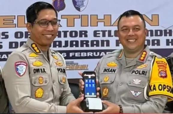 Korlantas Dorong ETLE Handheld di Kaltim