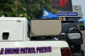 ETLE Drone Presisi Korlantas Polri Awasi Lalu Lintas Kota Semarang
