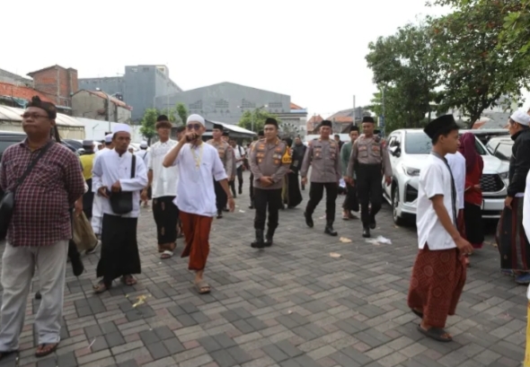Haul Sunan Ampel ke-549, Polres Tanjungperak All Out