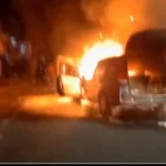 Mobil Hangus Terbakar di Jalan Gembong, Satu Keluarga Selamat