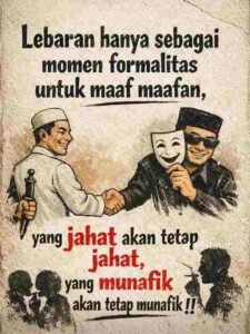 Lebaran Disebut Sekadar Formalitas, Pesan Moral dalam Ilustrasi Viral Picu Perdebatan