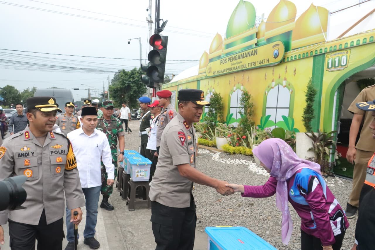 Kapolda Jatim Sidak Posyan dan Pospam Mojokerto, Pastikan Pengamanan Mudik Lebaran 2026 Siap Total