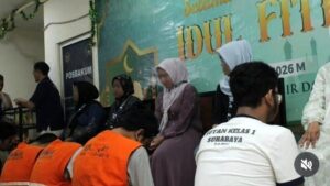 Suasana Mengharukan di Rutan Surabaya Saat Kunjungan Khusus Idul Fitri 2026