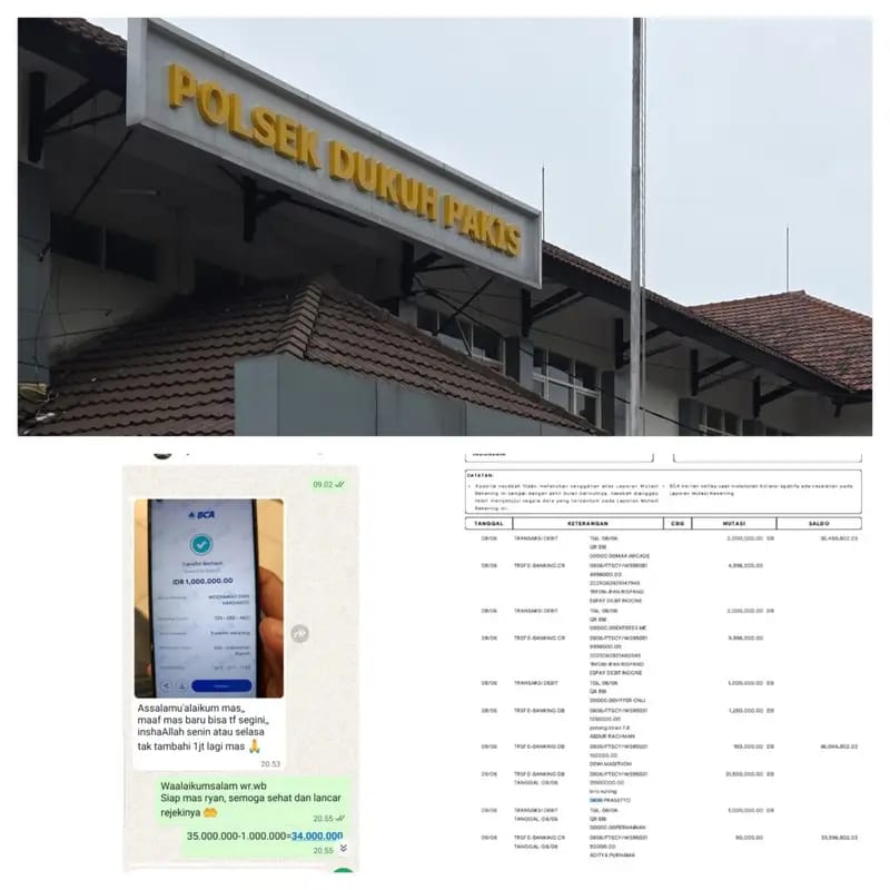 Oknum Anggota Polsek Dukuh Pakis Diduga Terlibat Gadai Mobil Bermasalah