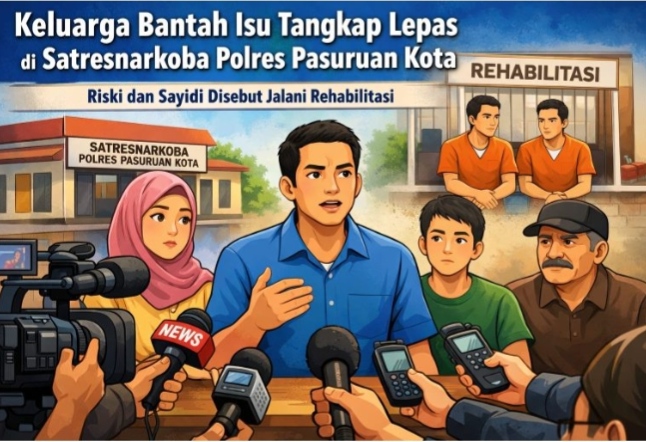 Keluarga Bantah Isu “Tangkap Lepas”, Sebut Dua Pengguna Narkoba di Pasuruan Direhabilitasi