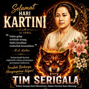 Kolaborasi Insan Pers Tim Serigala Ucapkan Selamat Hari Kartini 2026